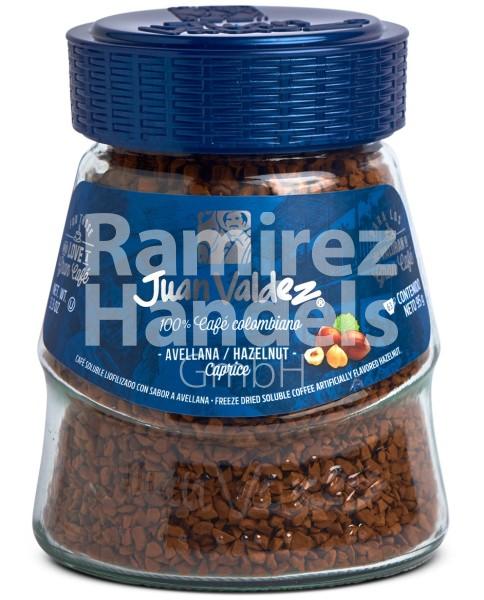 Cafe Liofilizado Soluble JUAN VALDEZ Avellana 95 g [CAD 02 OCT 2025]