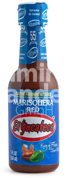 Salsa ROTE Habanero Marisquera El Yucateco 120 ml [MHD 03 MAI 2026]