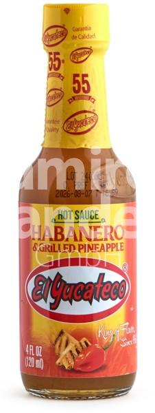 Salsa Habanero roasted pineapple 120 ml [EXP 07 AUG 2026]