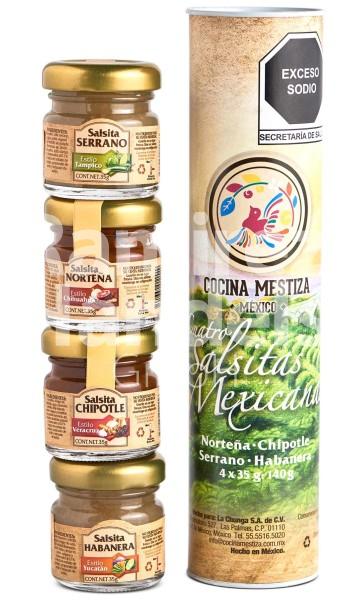 Mexican Sauce Cocina Mestiza 140 g (Display 4 pcs. each 35 g) [EXP 28 FEB 2025]