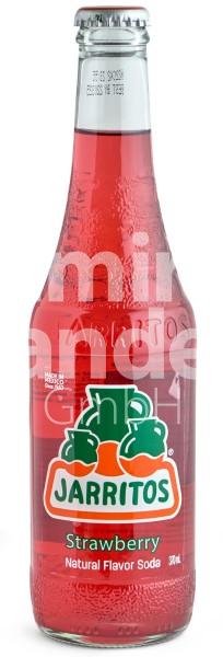 Jarritos Erdbeere natürliches Soda 370 ml [MHD 22 MÄR 2025]