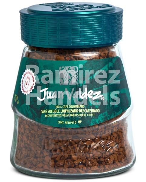 Cafe Liofilizado Soluble JUAN VALDEZ Descafeinado 95 g [CAD 01 MAY 2026]