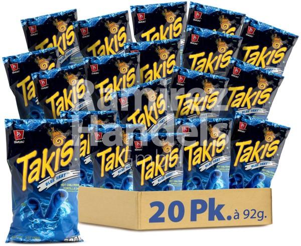 Takis HEAT BLUE 92,3 g BOX 20 pcs. [MHD 16 OCT 2024]