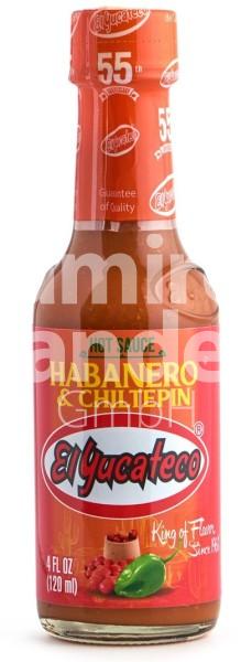 Salsa Habanero mit Chiltepin El Yucateco 120 ml [MHD 06 JUN 2026]